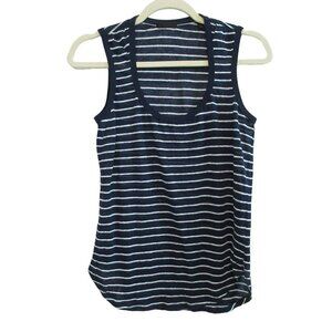 ATM Navy Stripe Tank Top Size XS